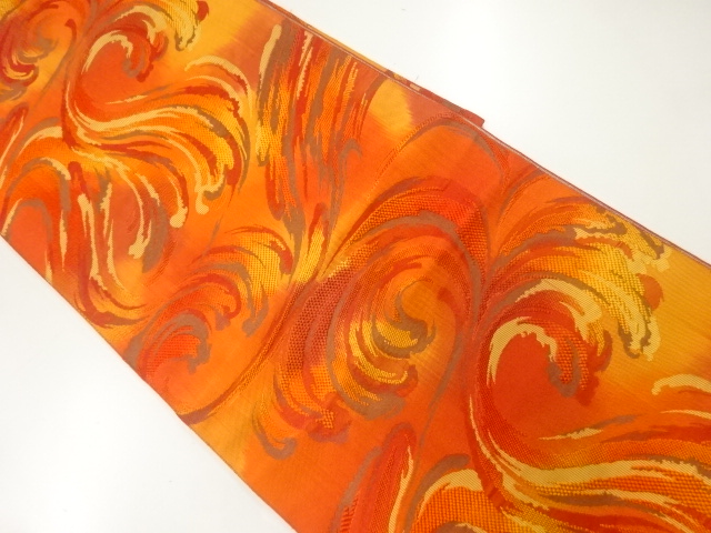 JAPANESE NAGOYA OBI / WOVEN ROUGH WAVE